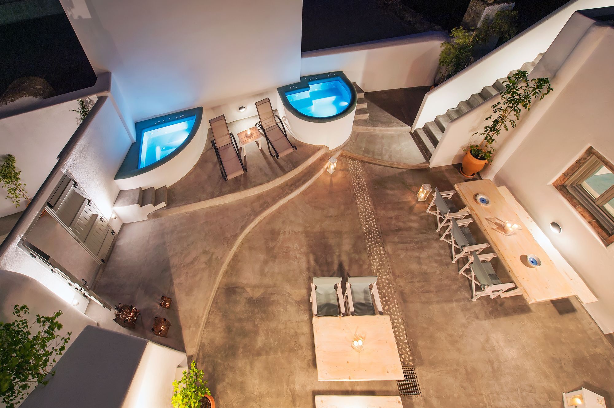 Nereids Villa Santorini Megalochori  Ngoại thất bức ảnh