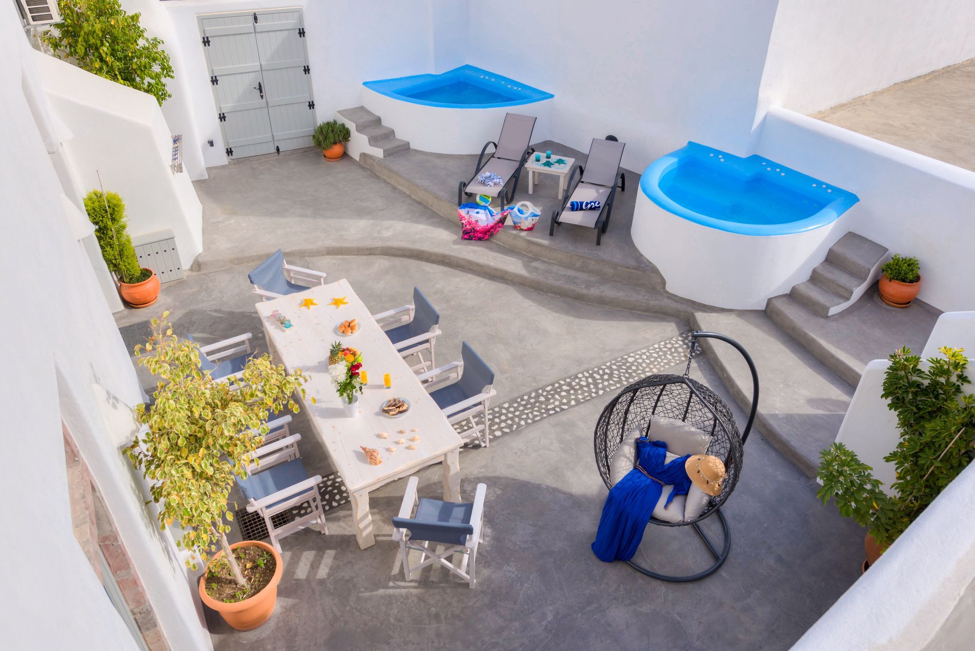 Nereids Villa Santorini Megalochori  Ngoại thất bức ảnh